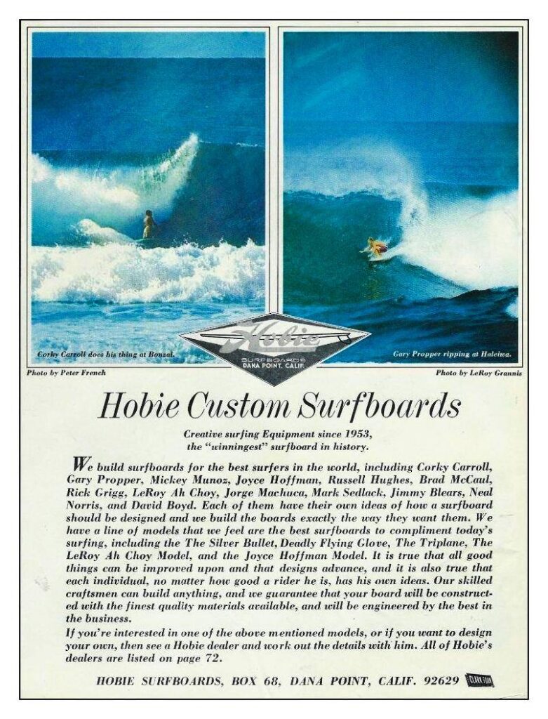 Hobie Surfboards | Vintage Surfboards | Vintage Print Style | Vintage Typography | Vintage Surfing