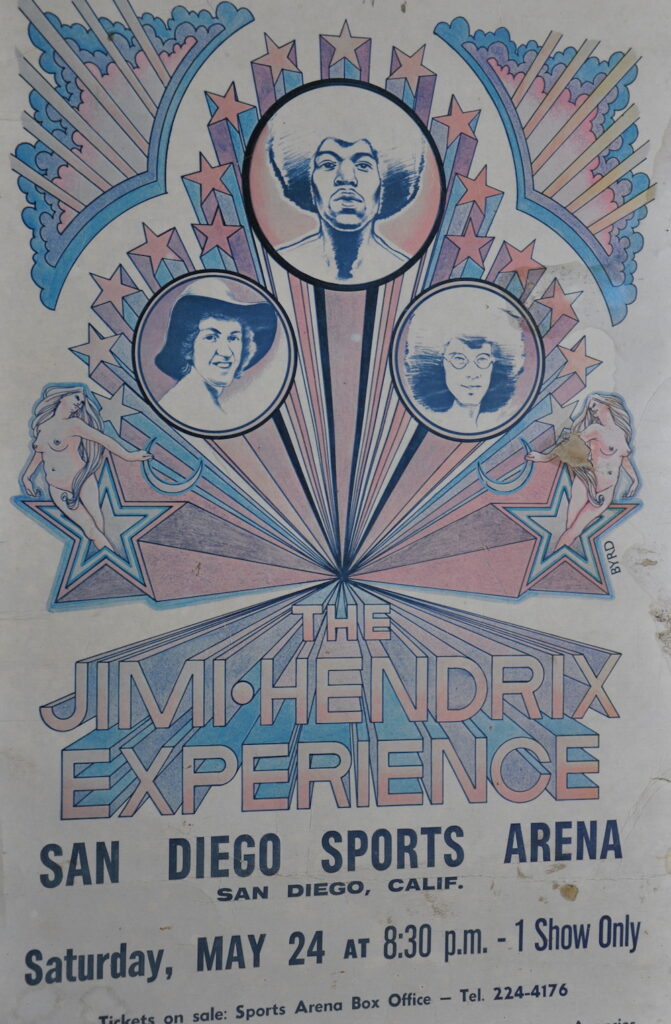 Jimi Hendrix | Vintage Jimi Hendrix Poster | Jimi Hendrix Maui | Jimi Hendrix Nostalgia